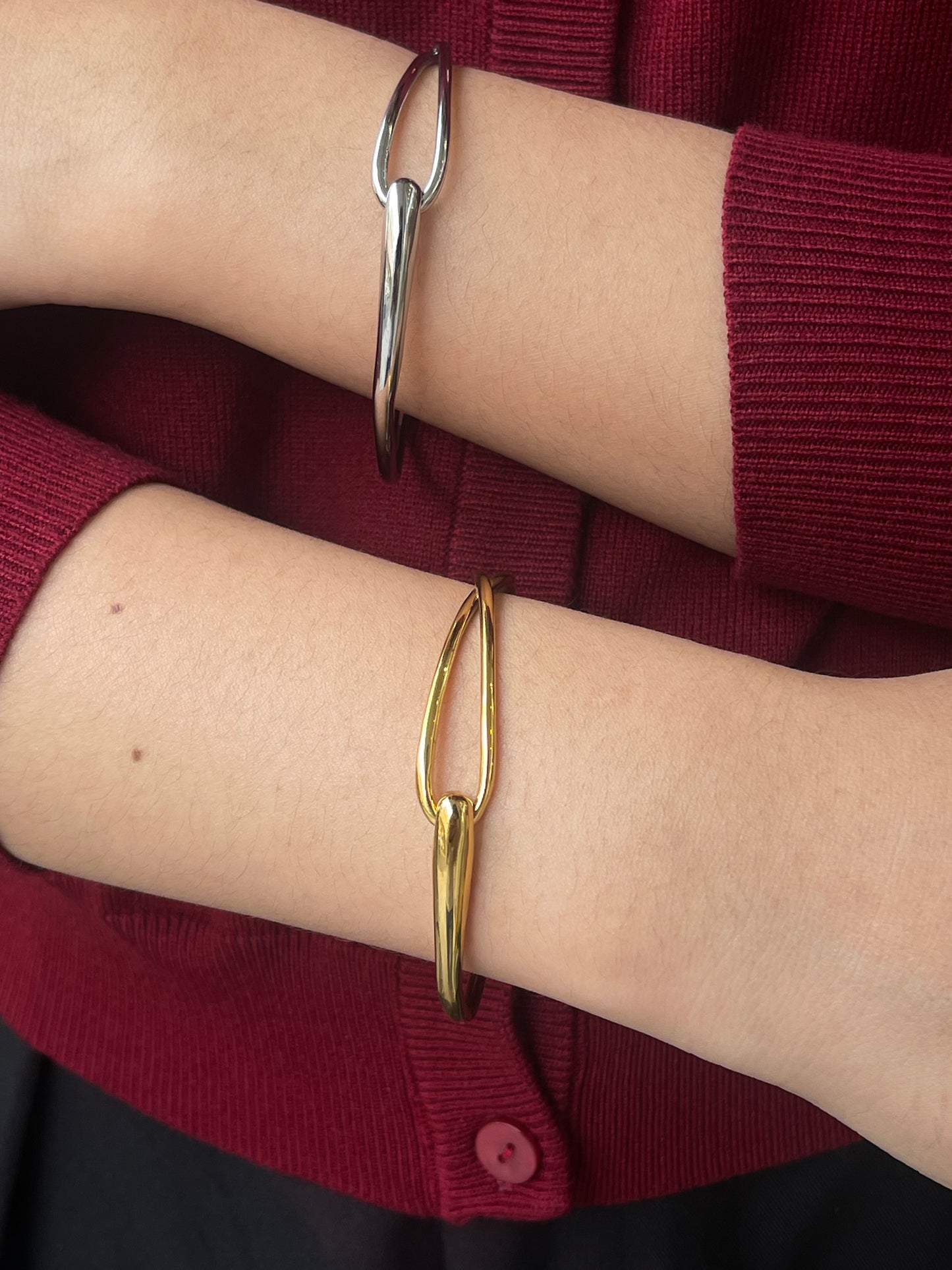 Hailey bangle (silver)