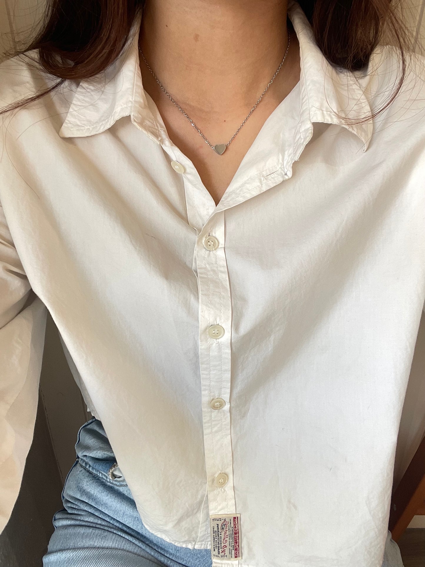 Simple heart necklace