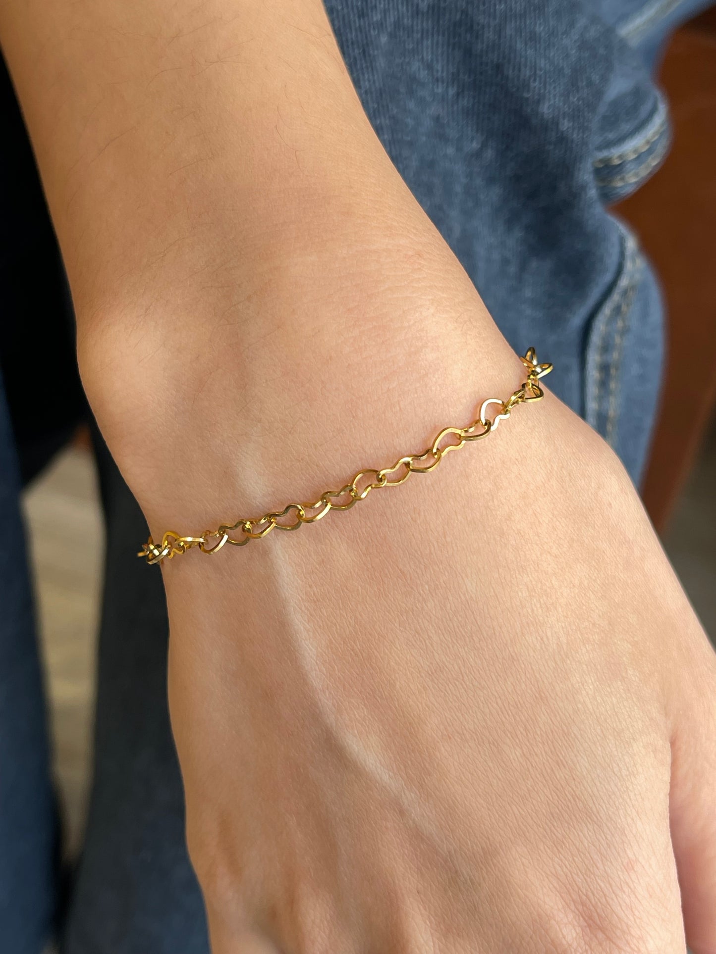 Flexi heart bracelet