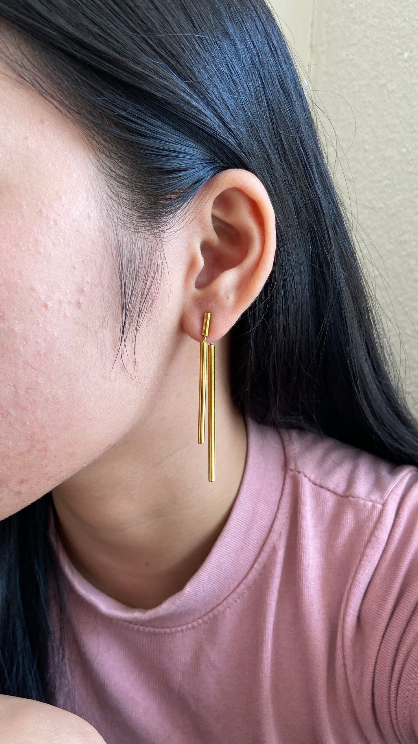 Rain drop earrings