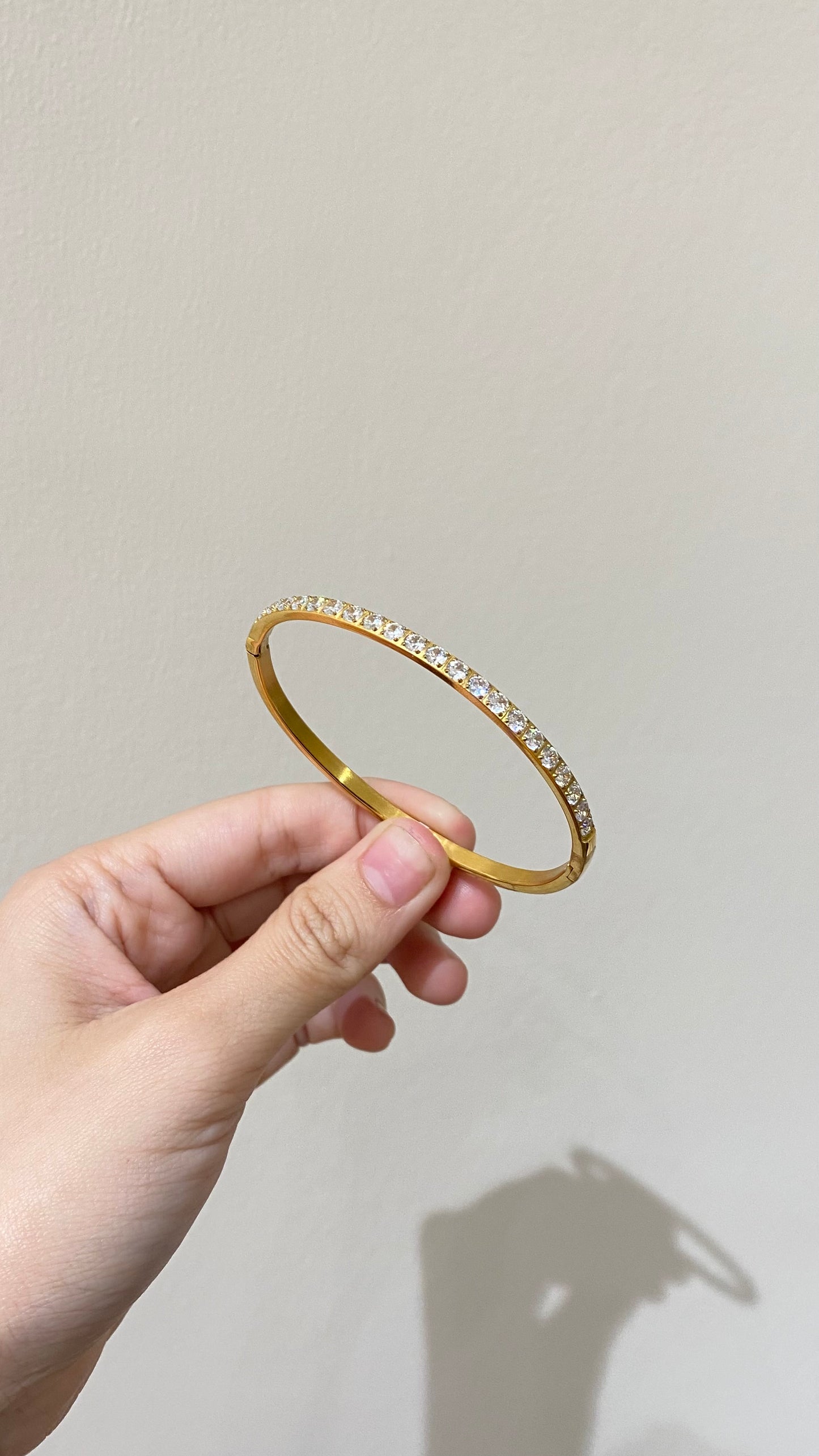 Pave bangle