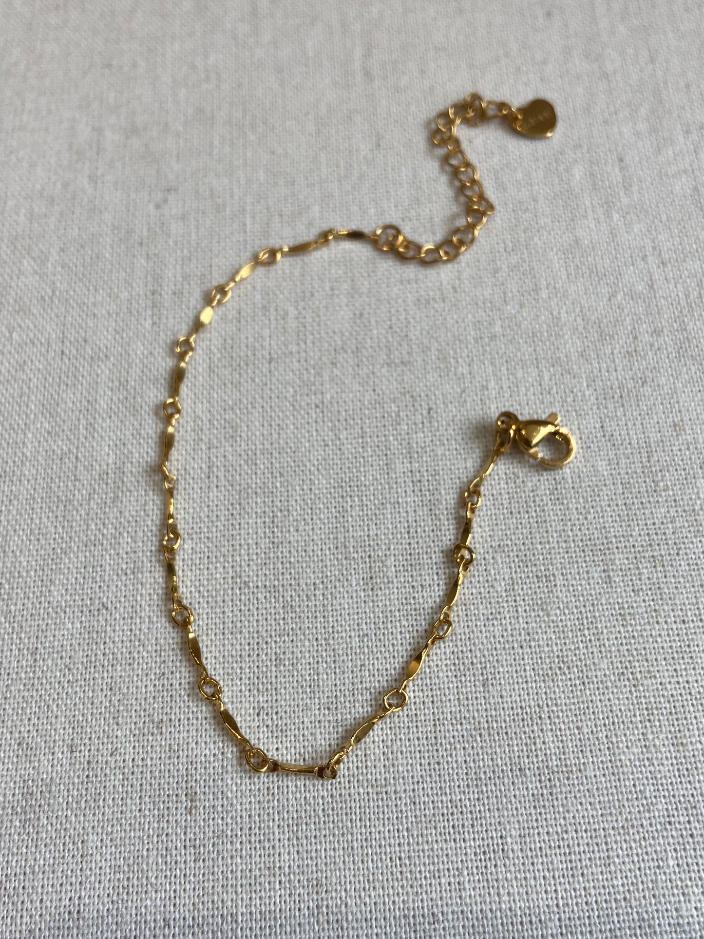 Gf flat chain bracelet