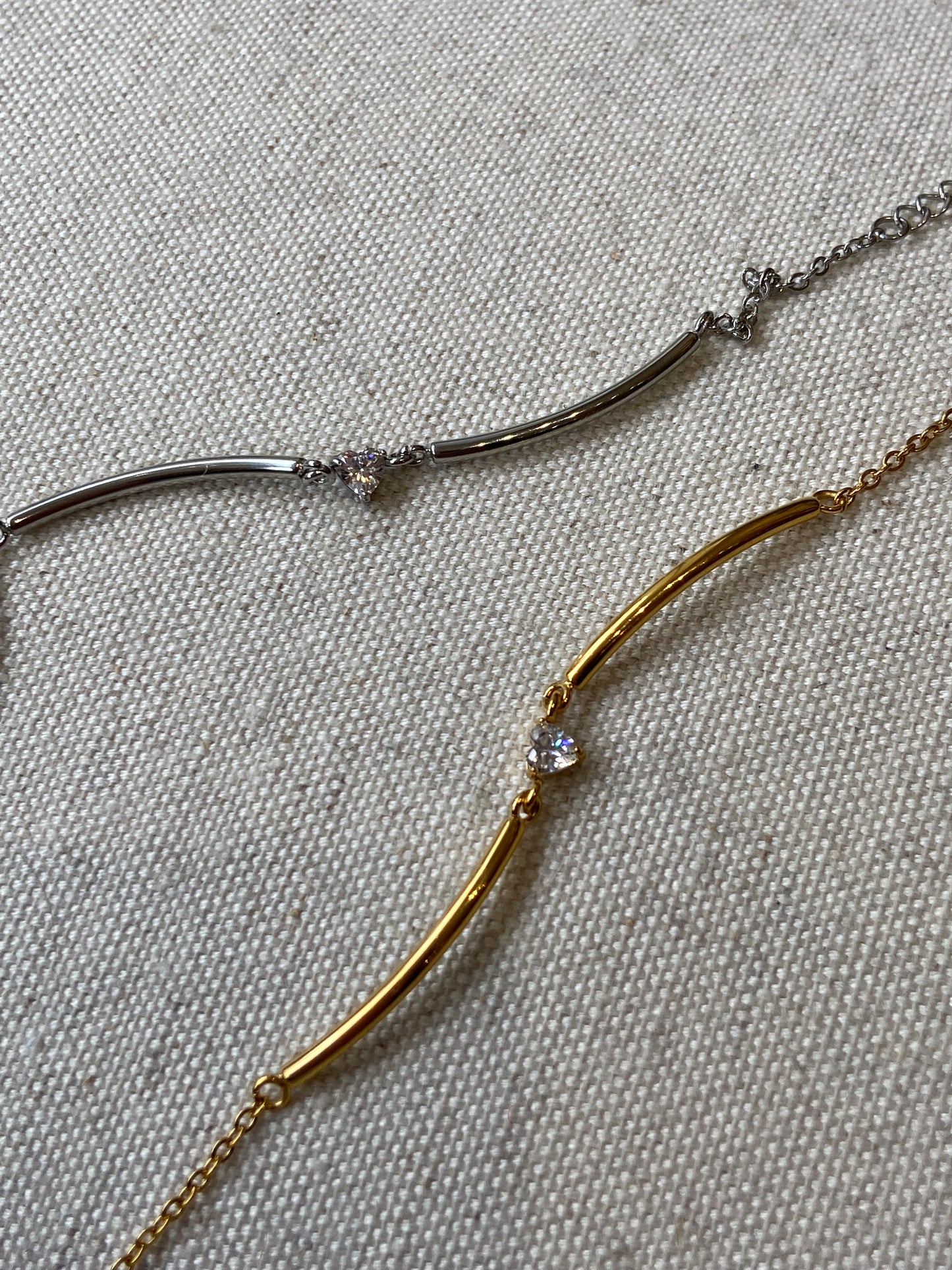 Miami heart gem (gold )