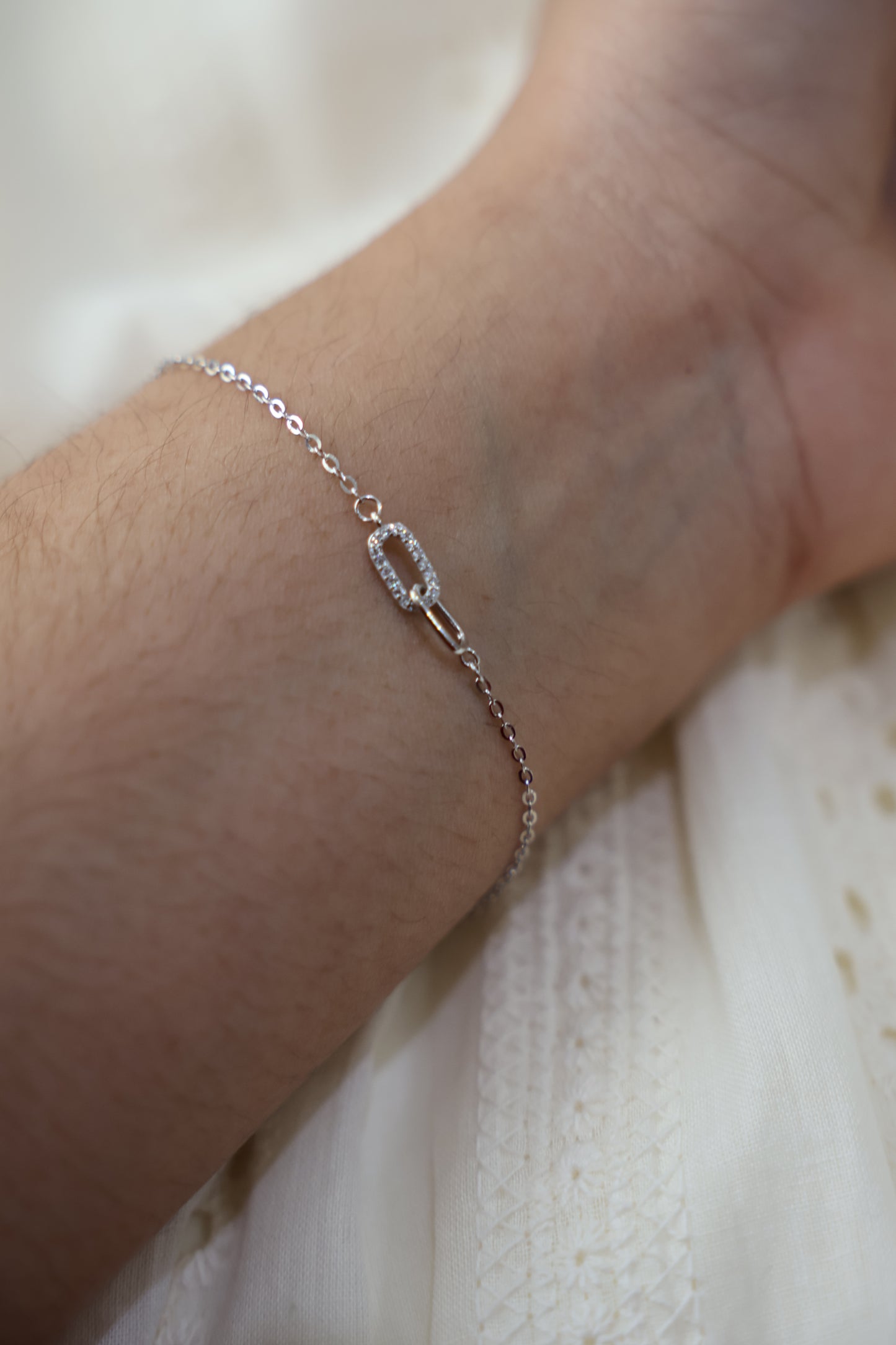 Sv clipy bracelet (silver)