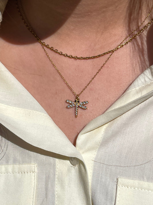 Dragon fly necklace