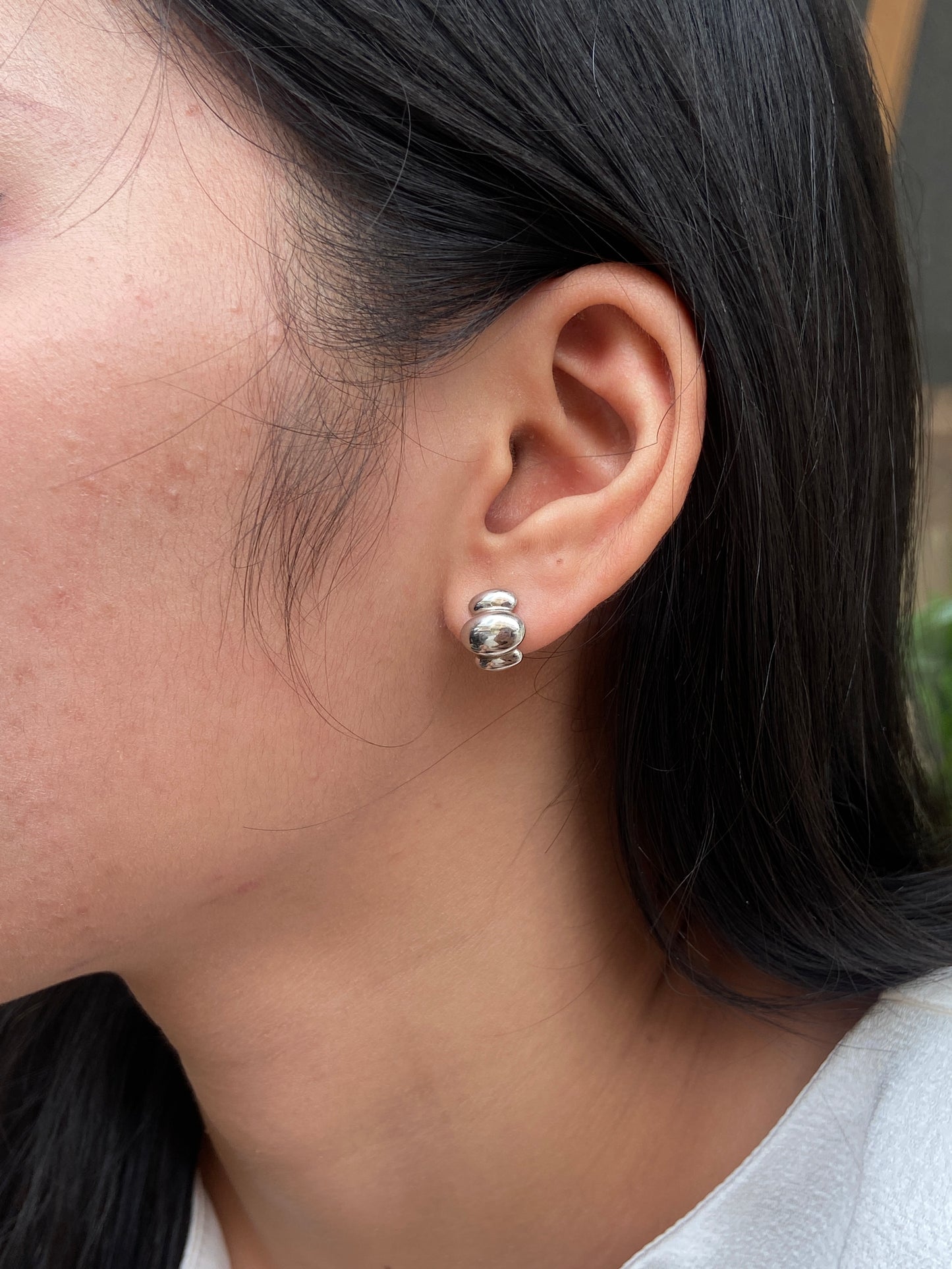 Lama earrings (silver)
