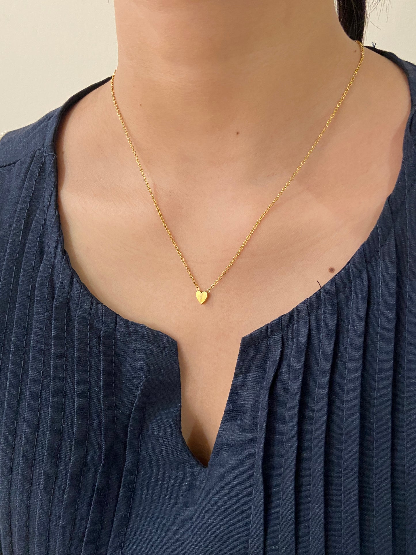 Eternity necklace gold