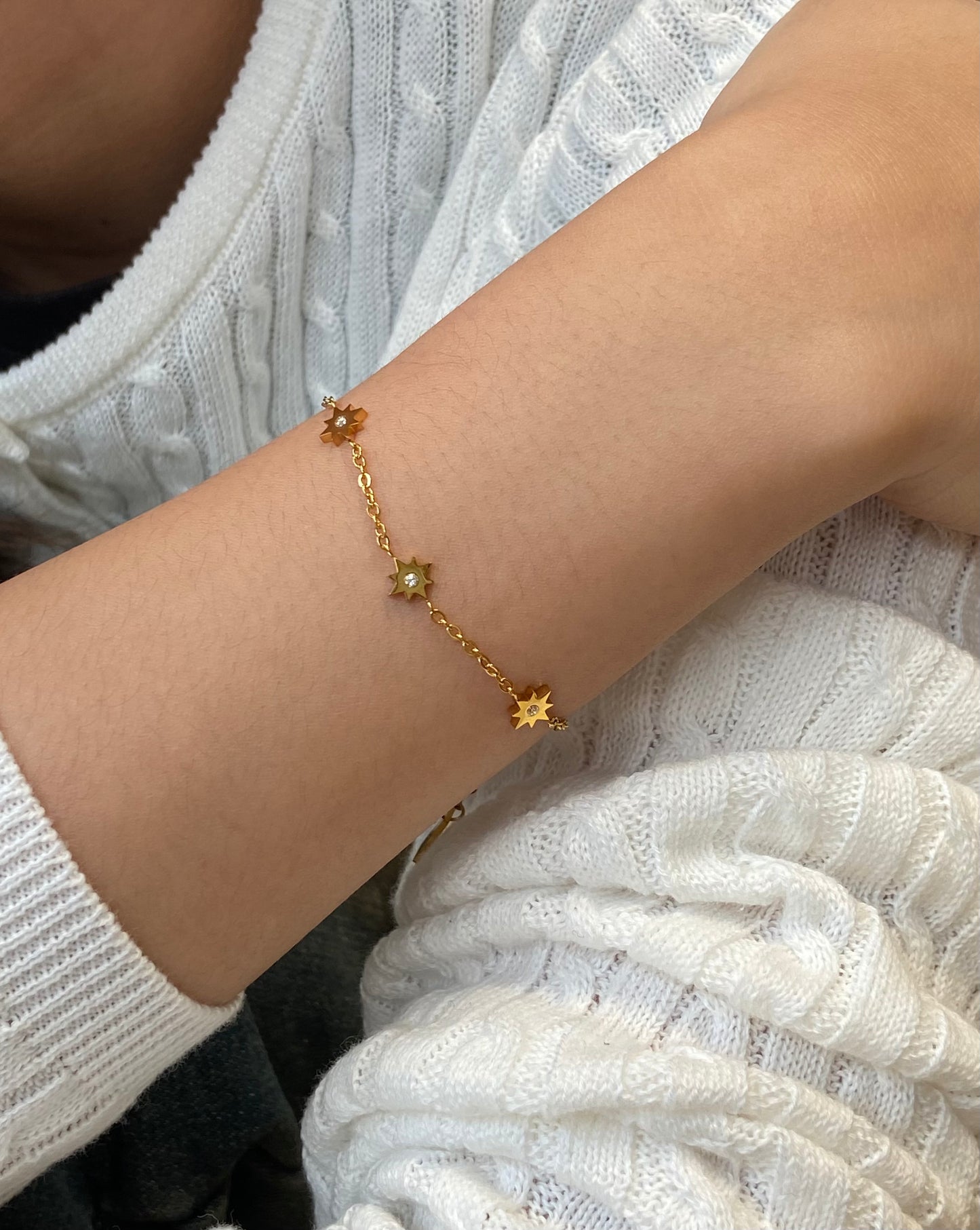 Starry night single bracelet