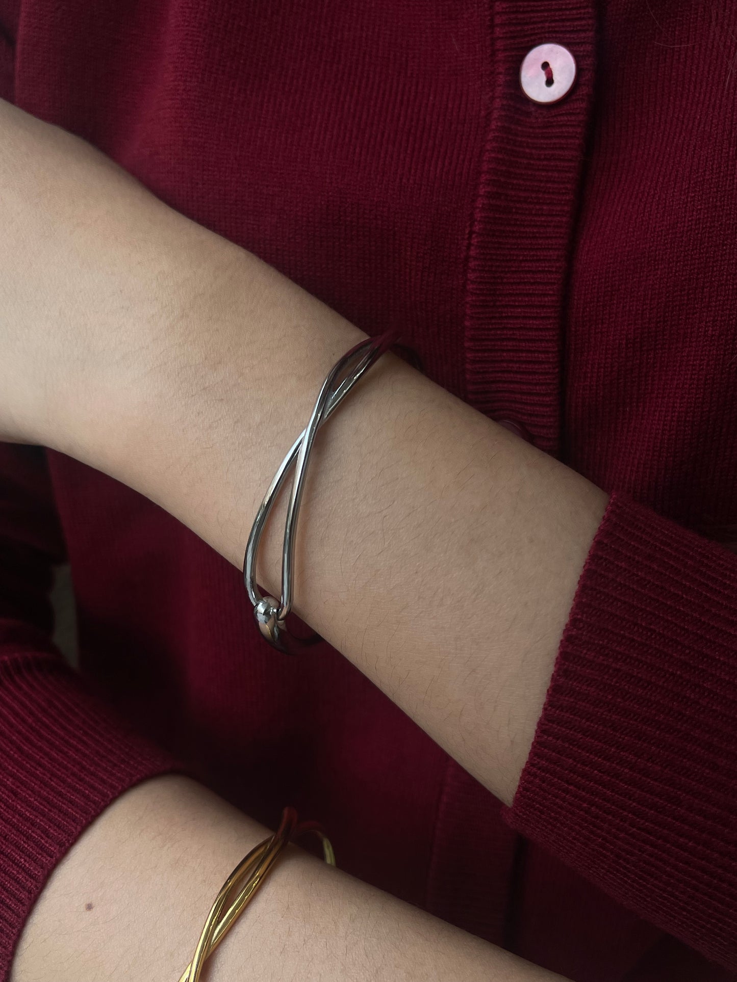 Hailey bangle (silver)
