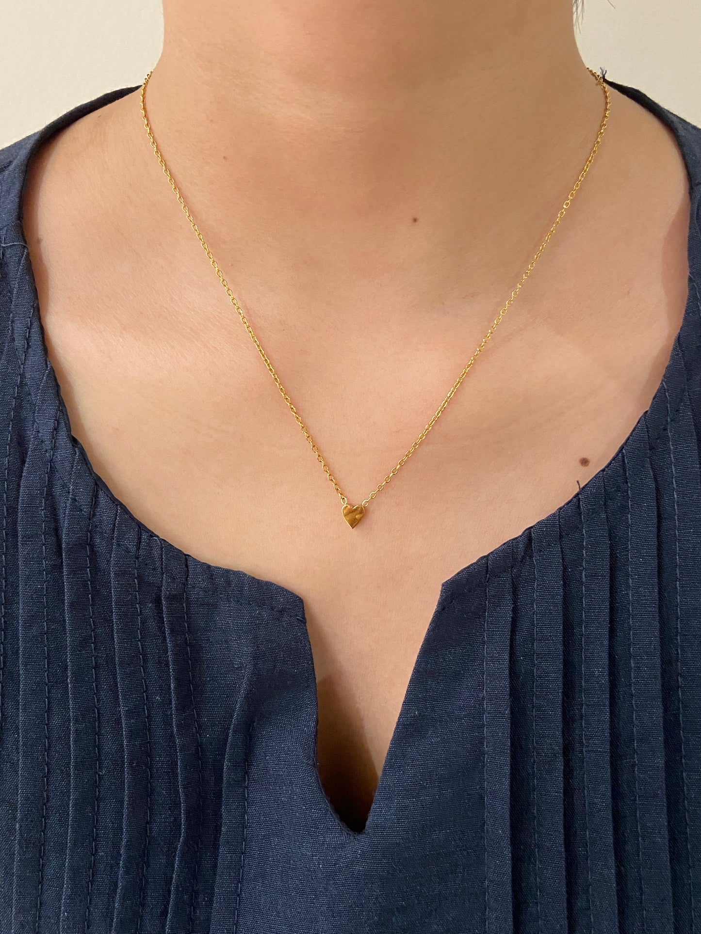 Eternity necklace gold