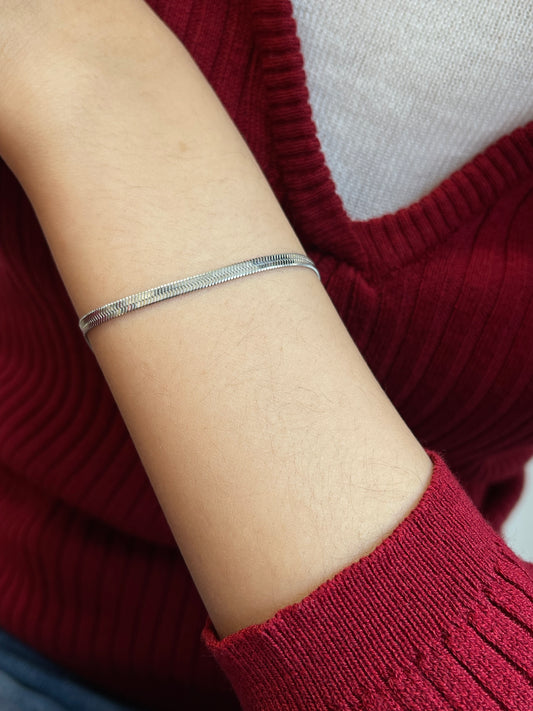 Snake bracelet silver