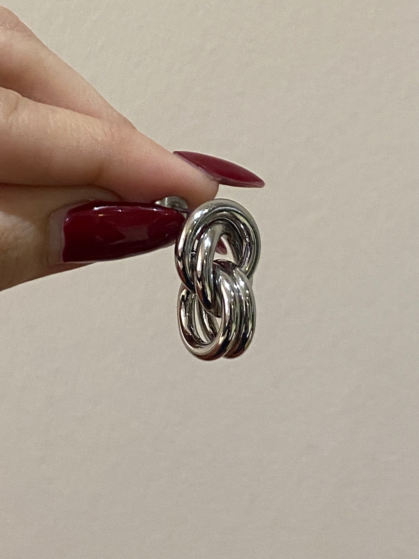 Trio earrings (silver)