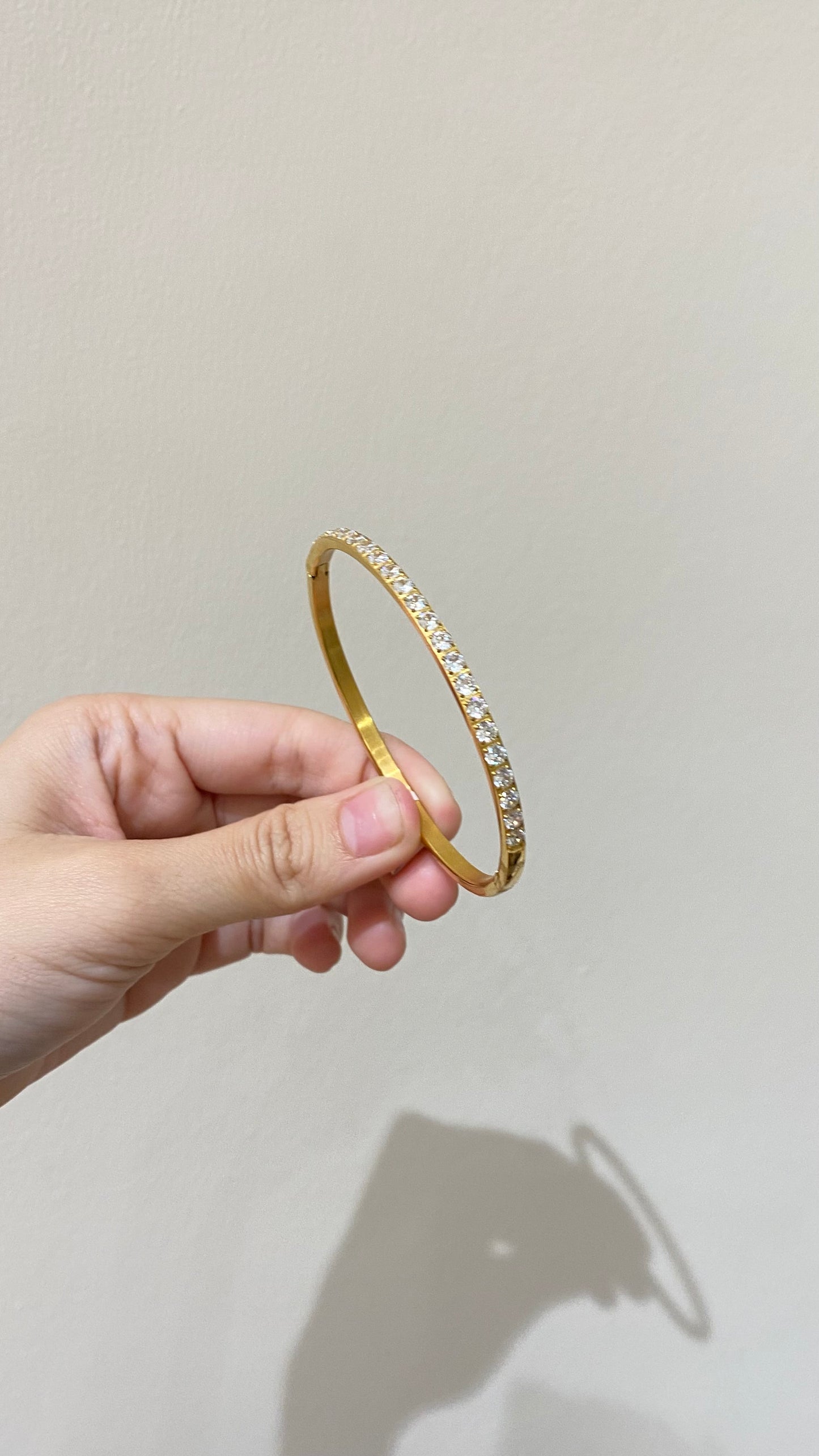 Pave bangle