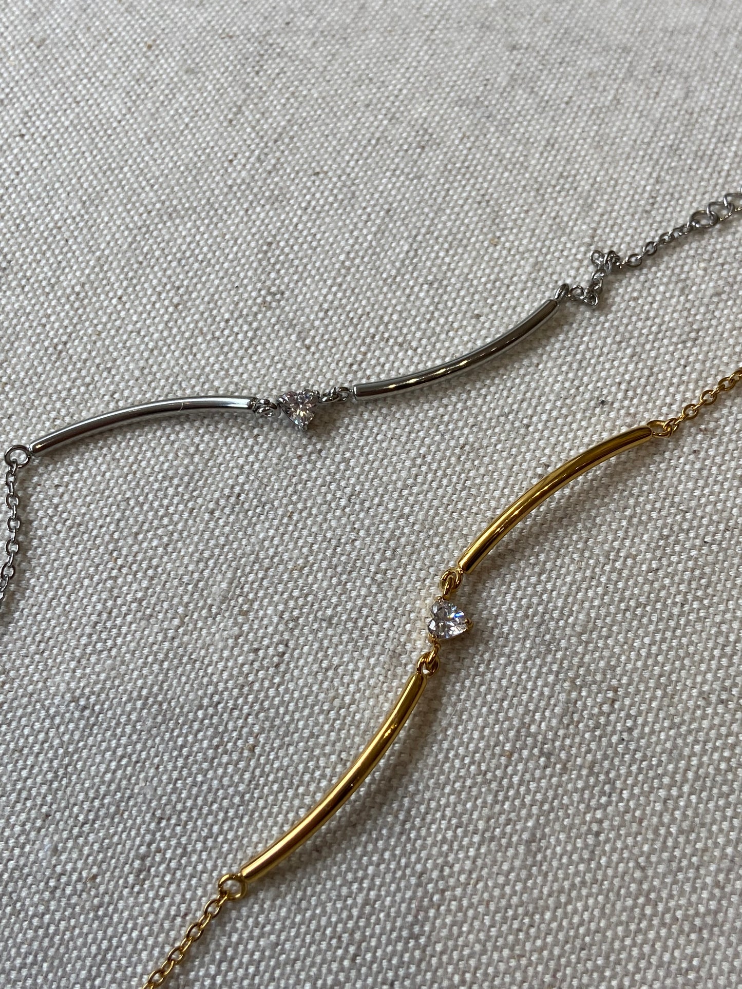 Miami heart gem (gold )