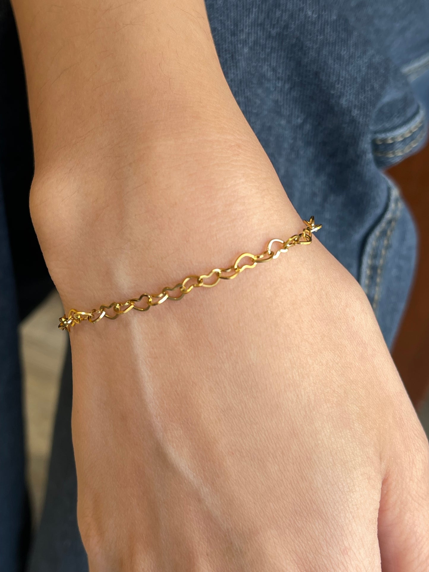 Flexi heart bracelet