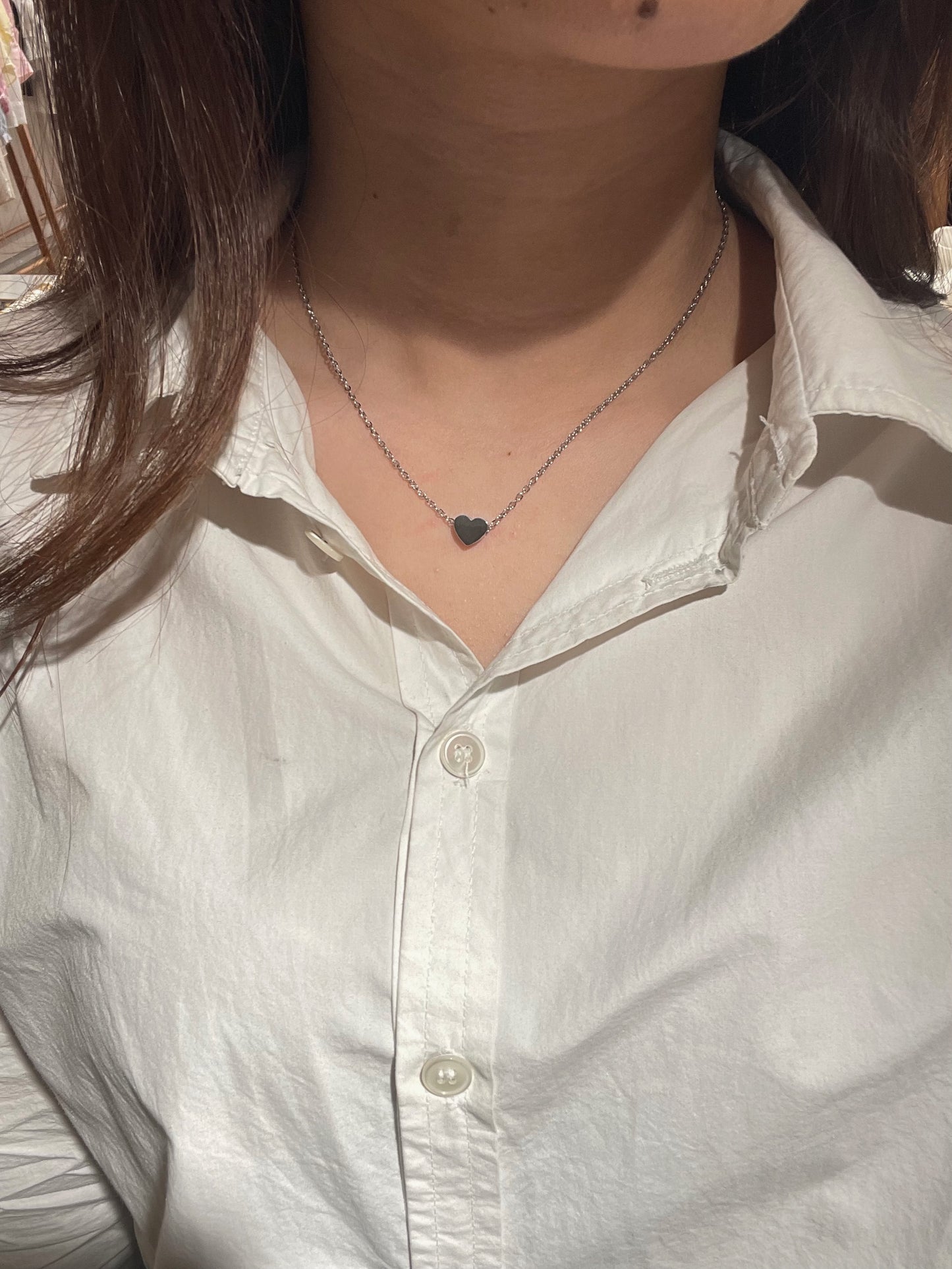 Simple heart necklace