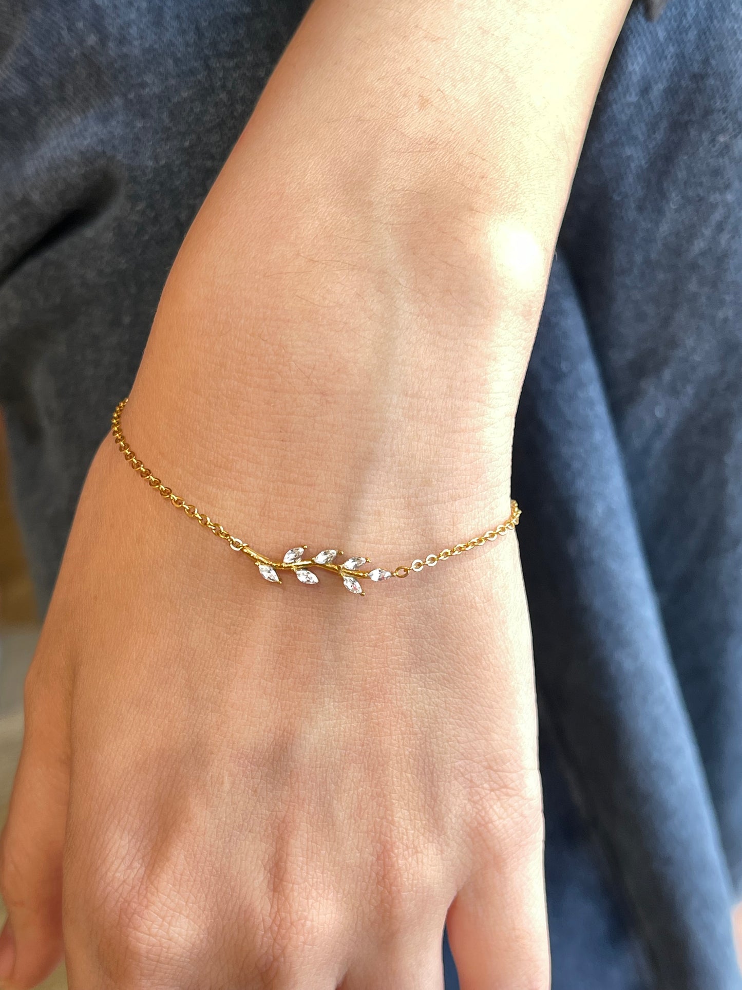 Leafy bracelet