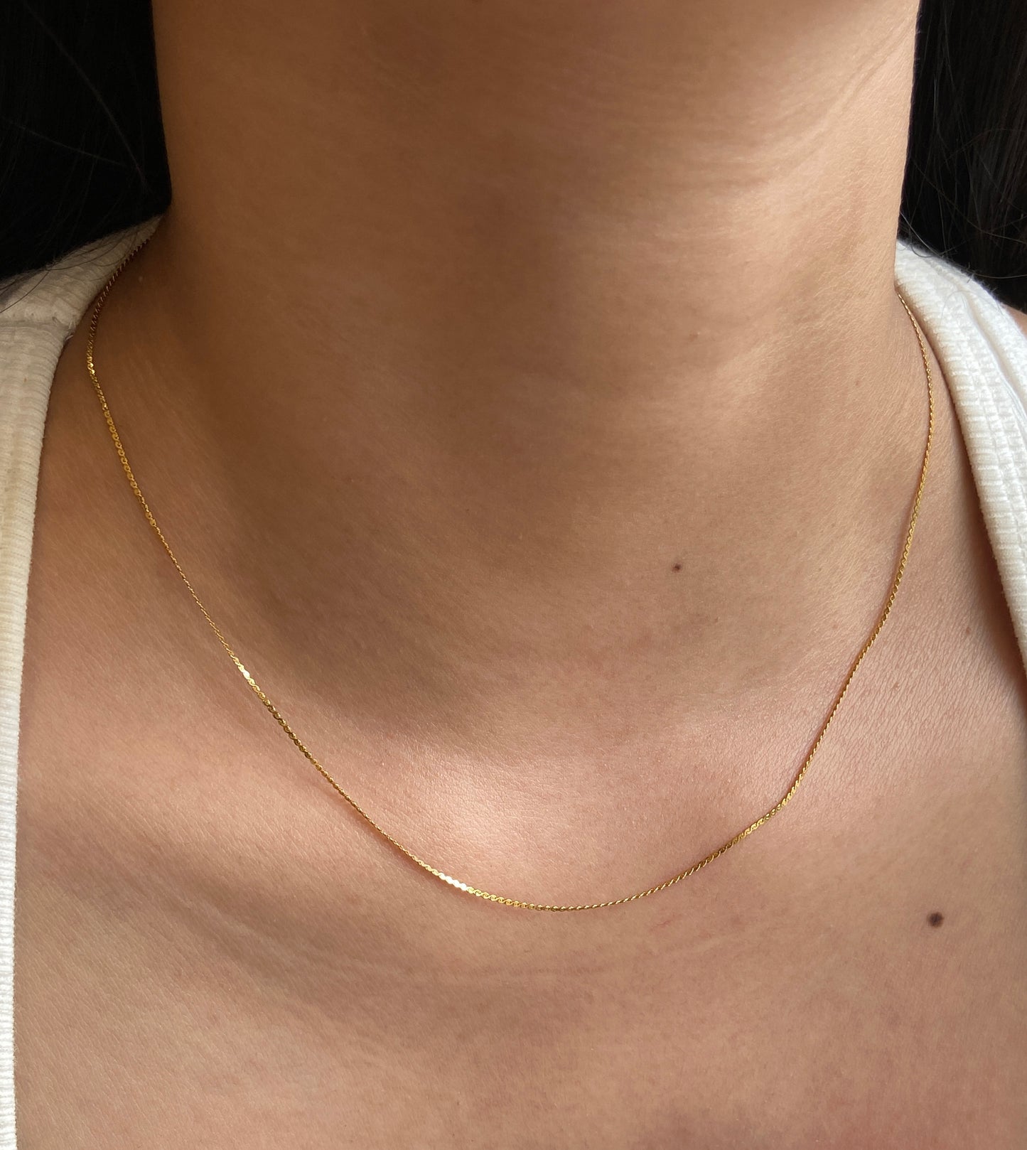Sunny chain necklace (gold )