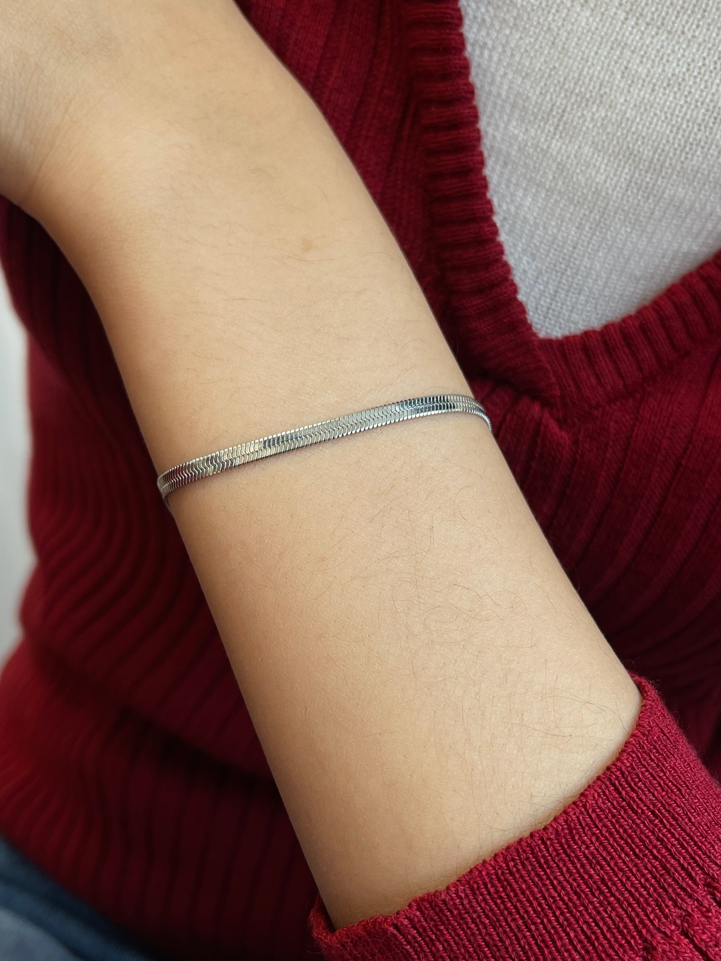 Snake bracelet silver
