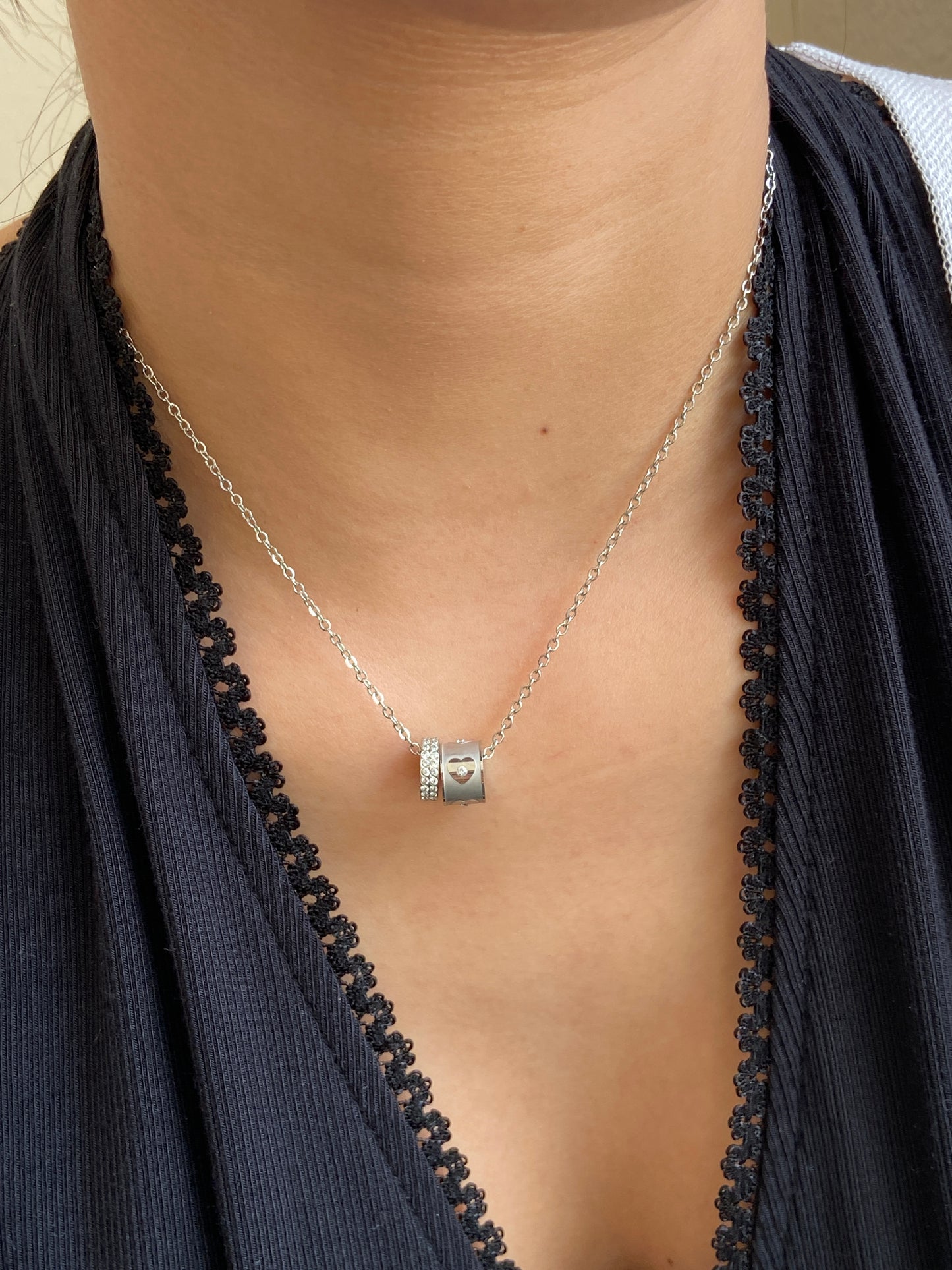 Rolling V2 Heart (Silver)