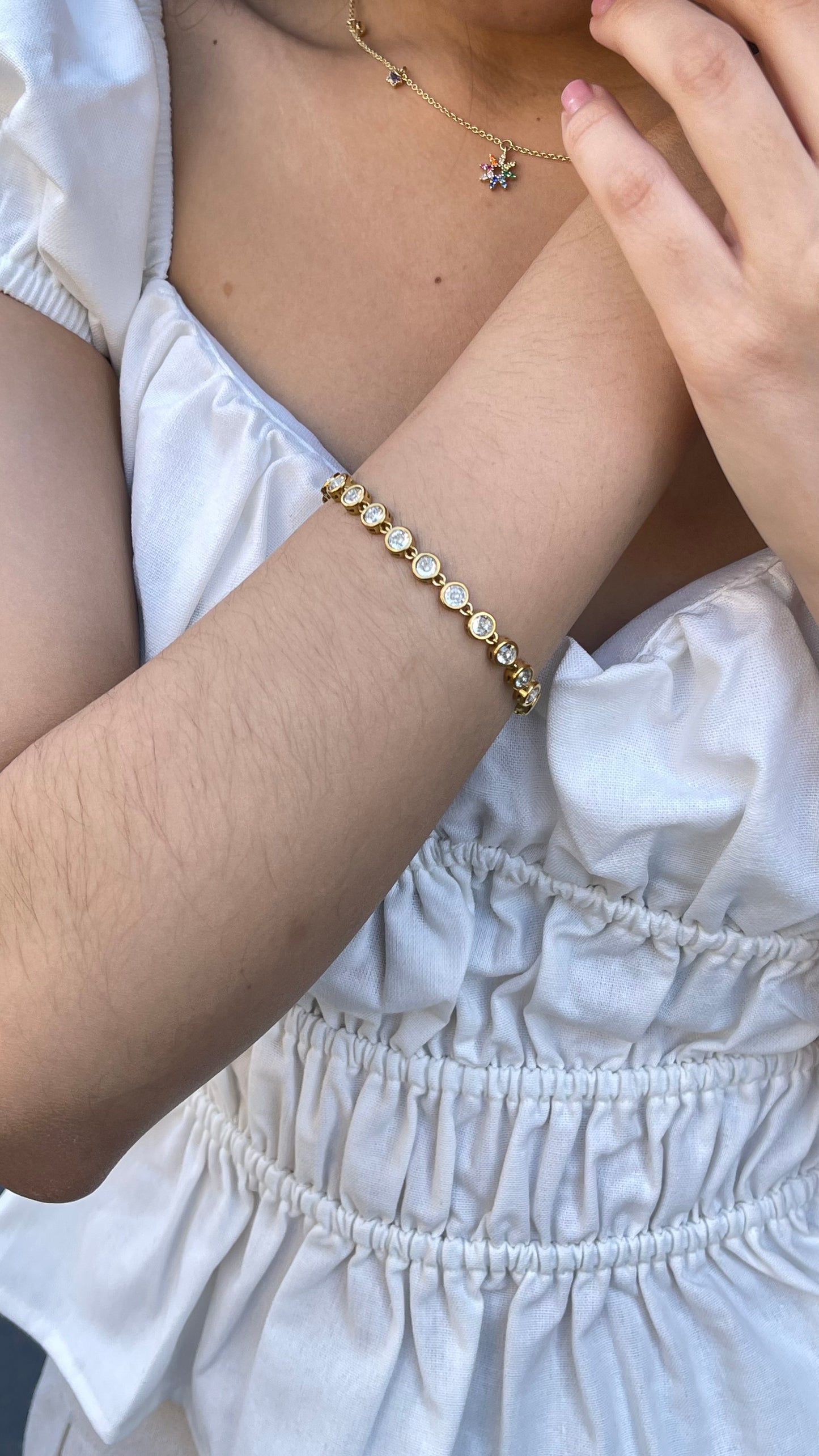 Vintage tennis bracelet