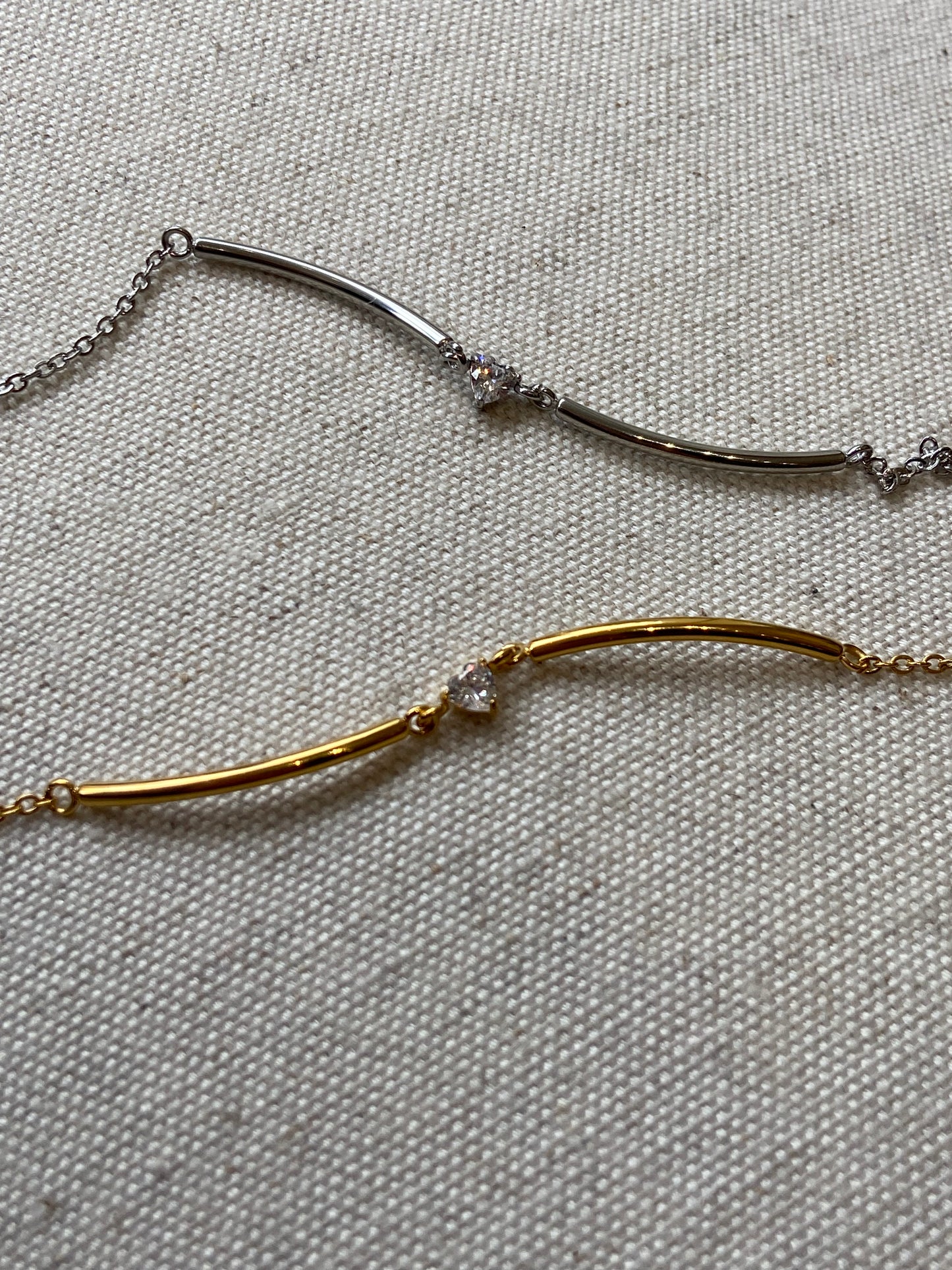 Miami heart gem (gold )