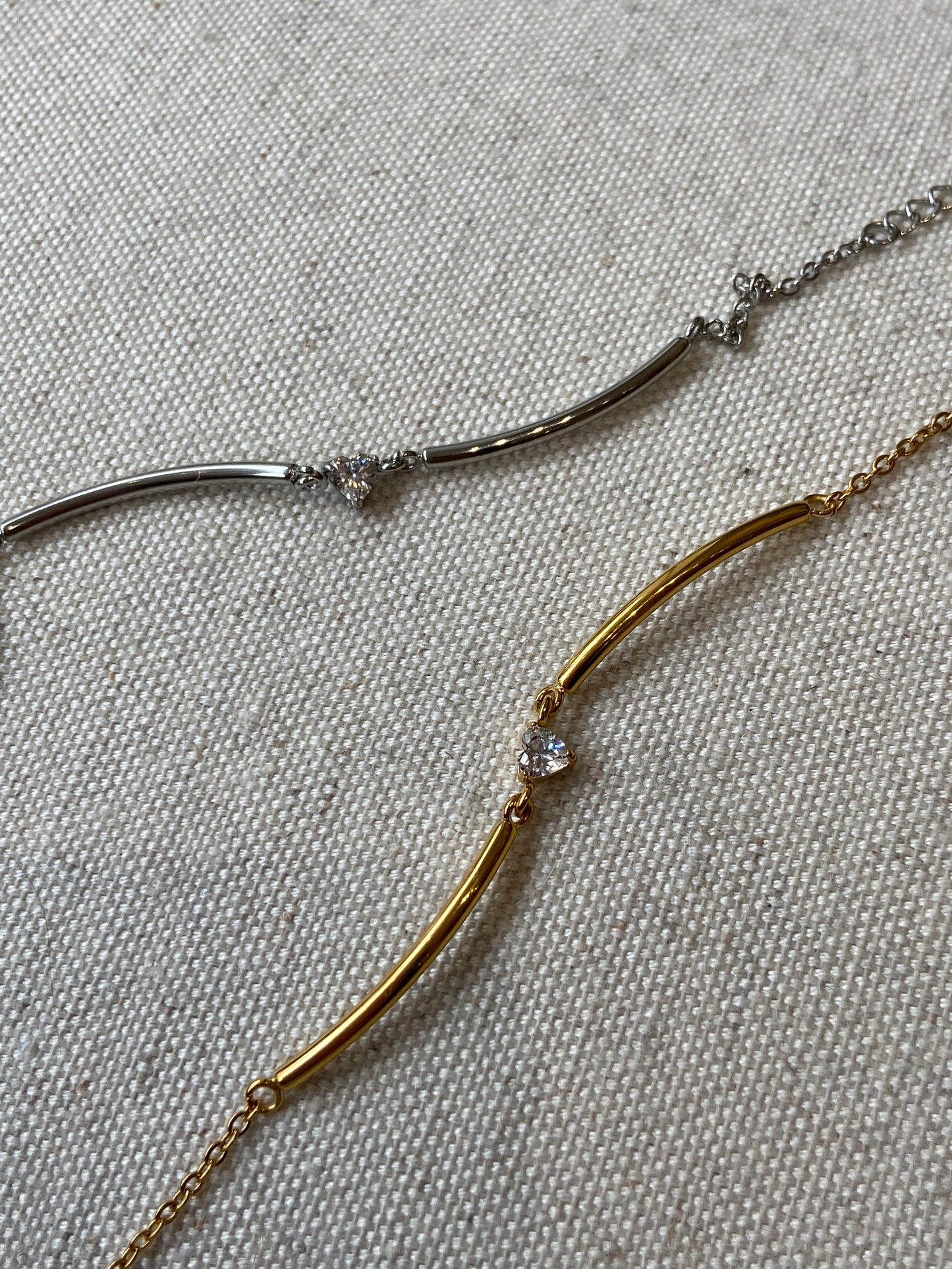 Miami heart gem (Silver)