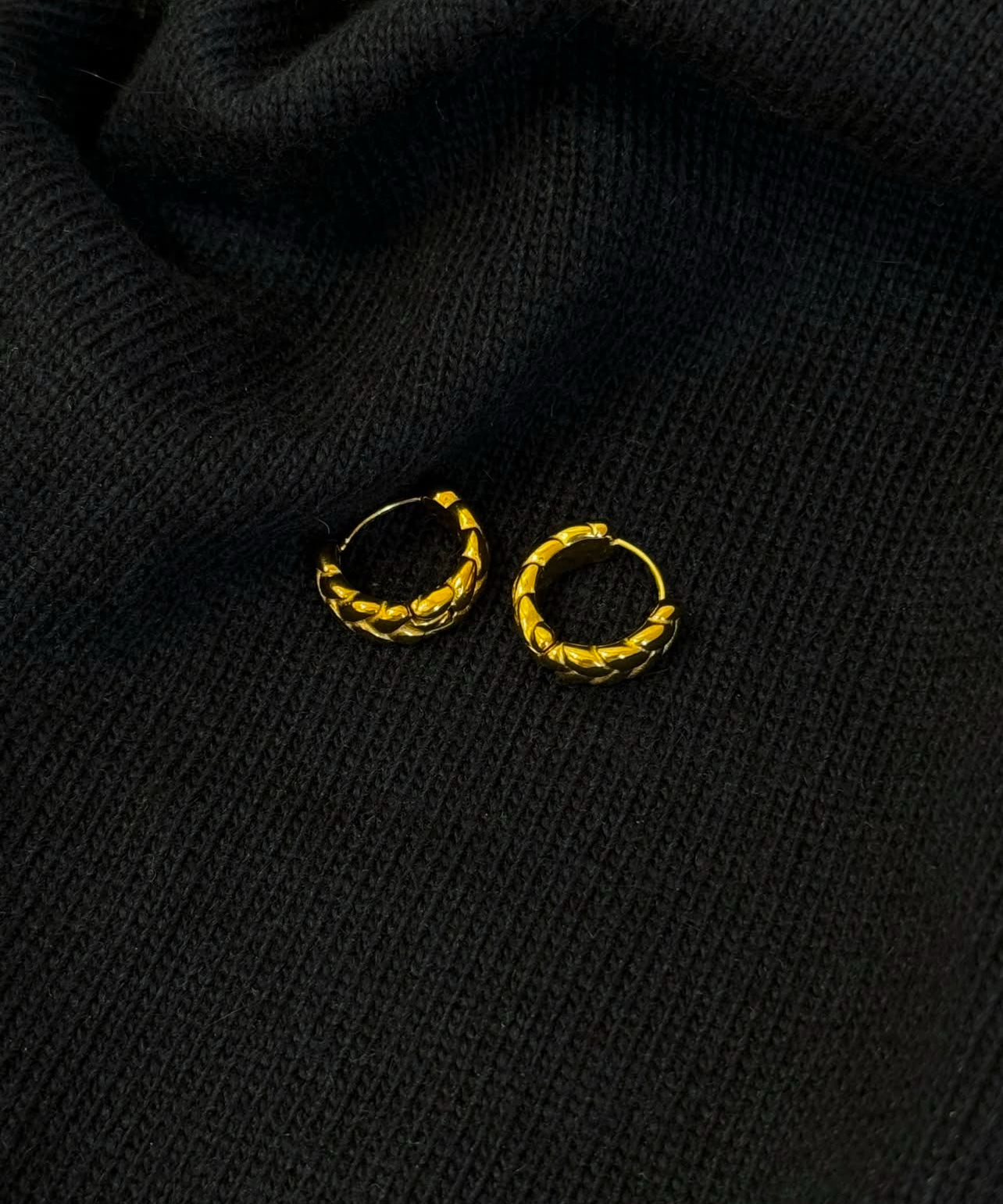 Woven earring