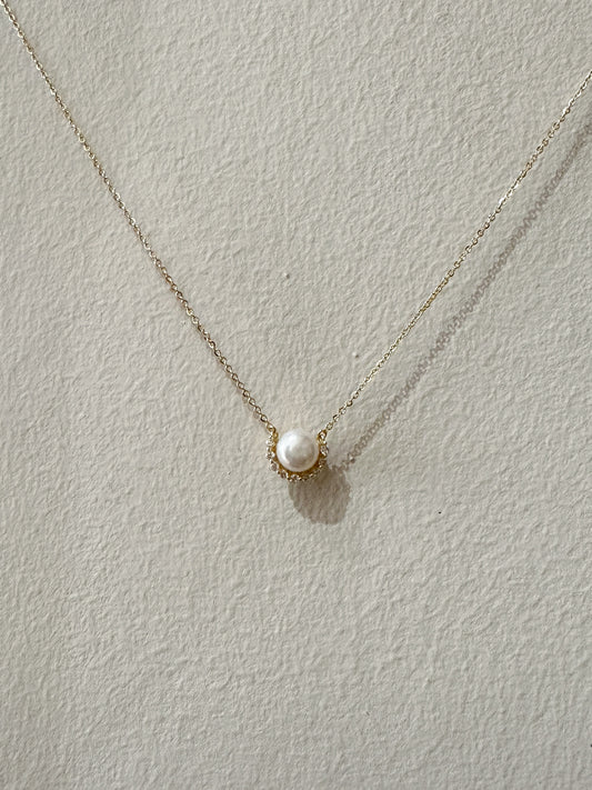 Sv Gem Pearl Necklace