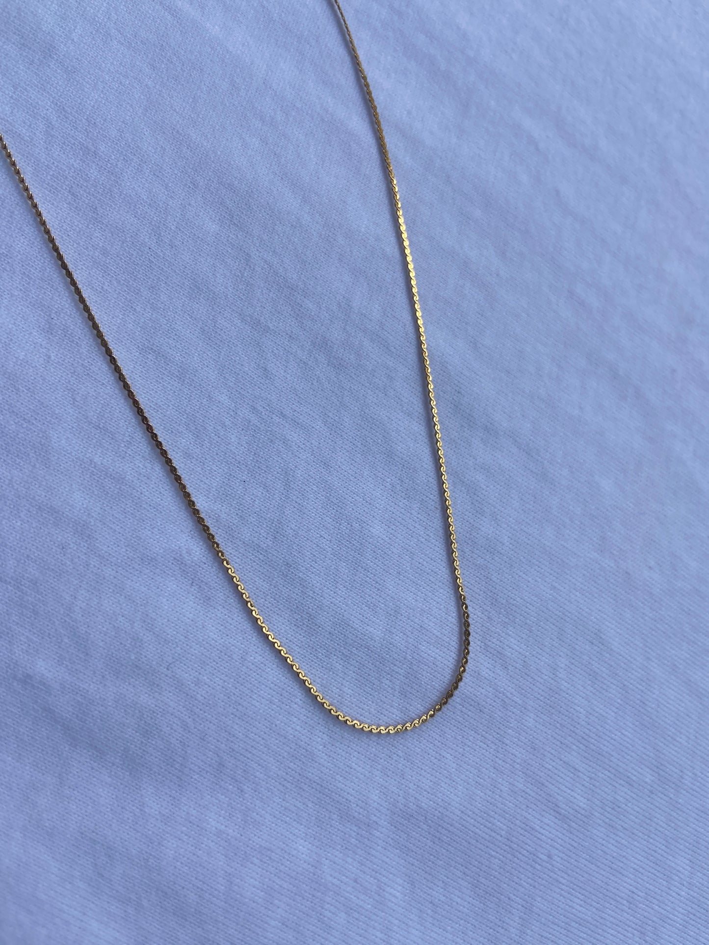 Sunny chain necklace (gold )