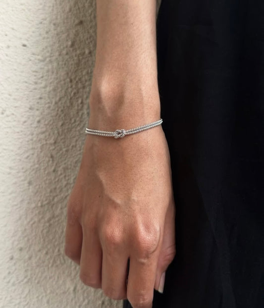 Sv popcorn bracelet (silver)