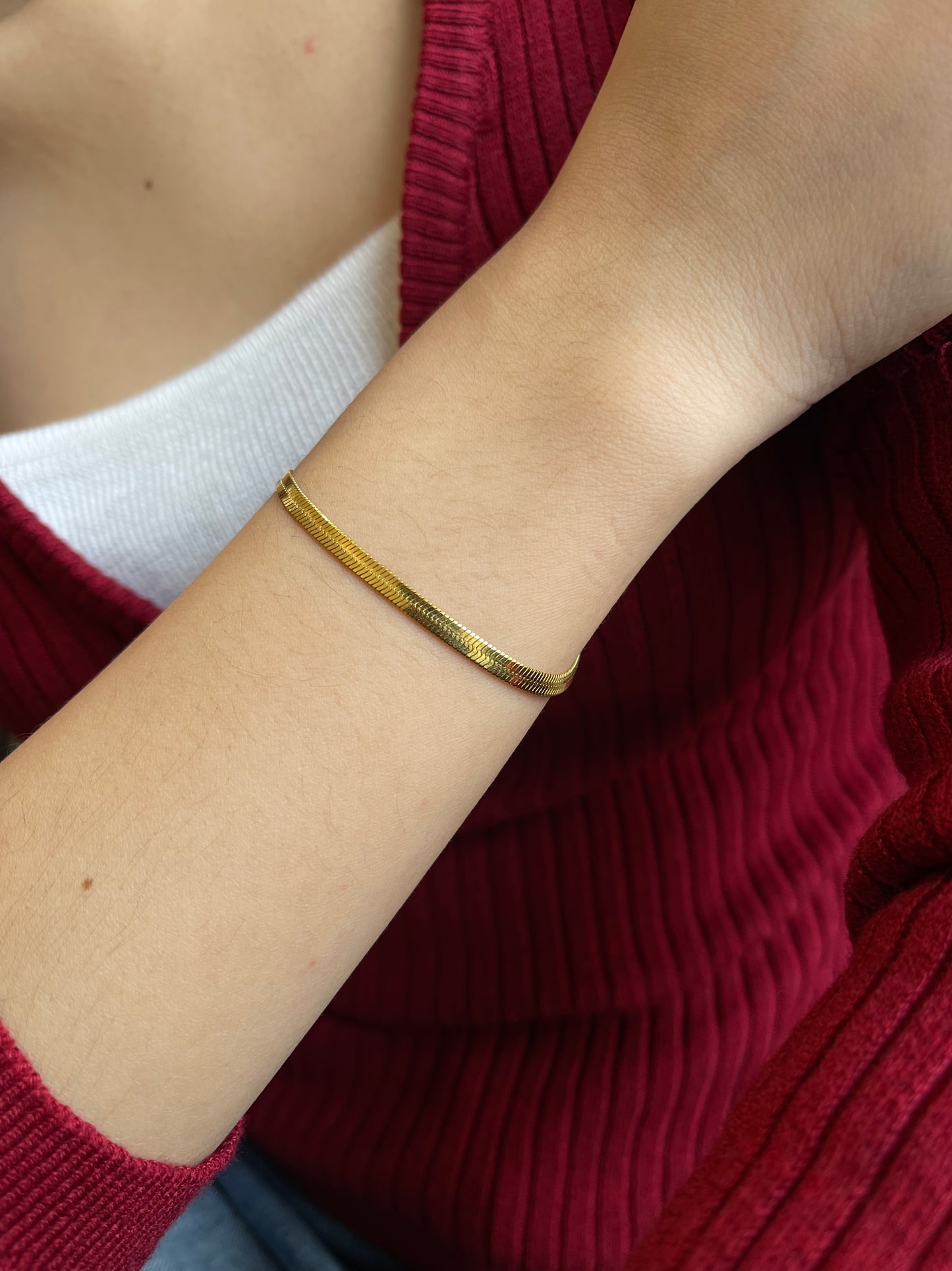 Snake bracelet gold