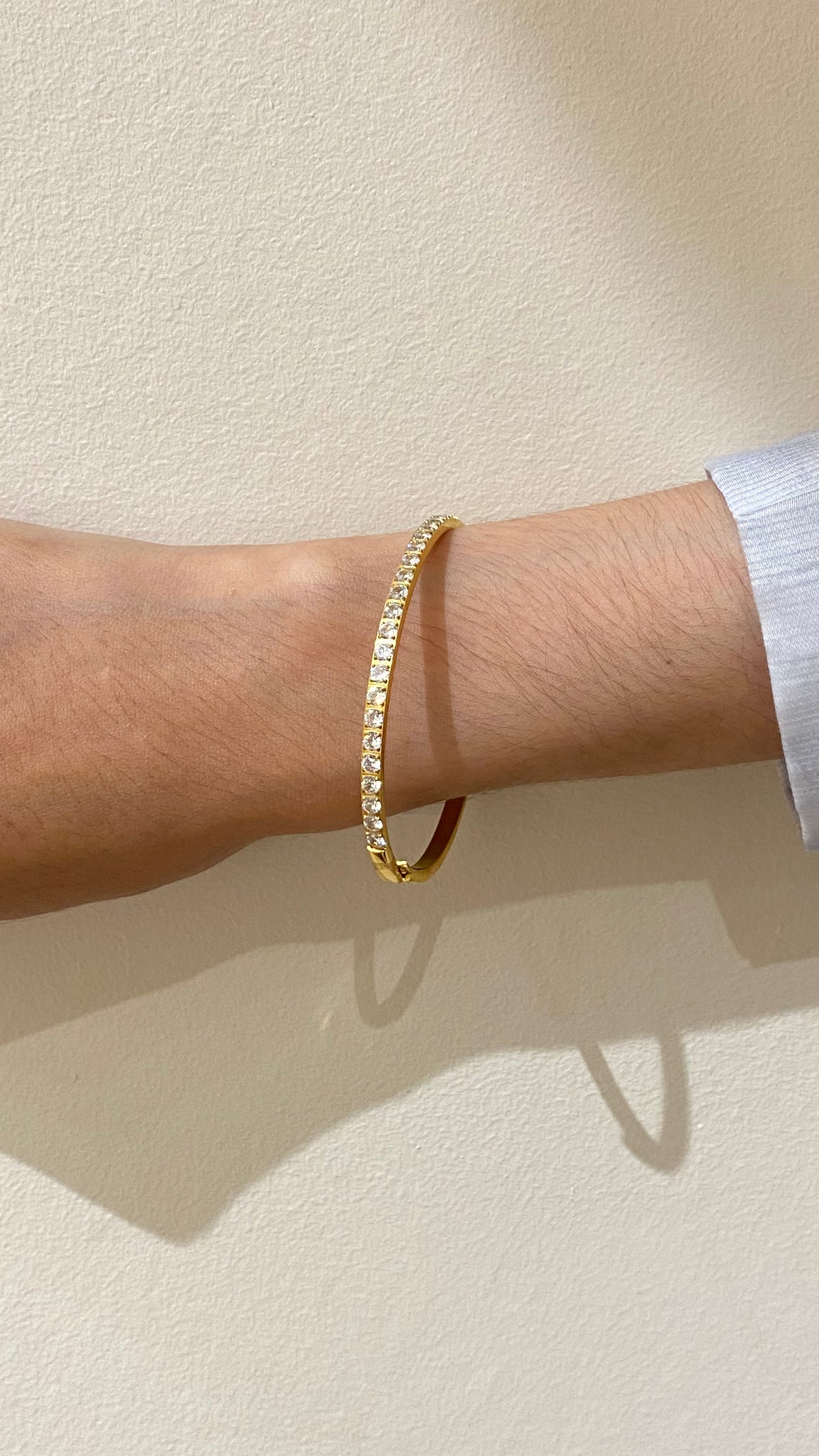 Pave bangle
