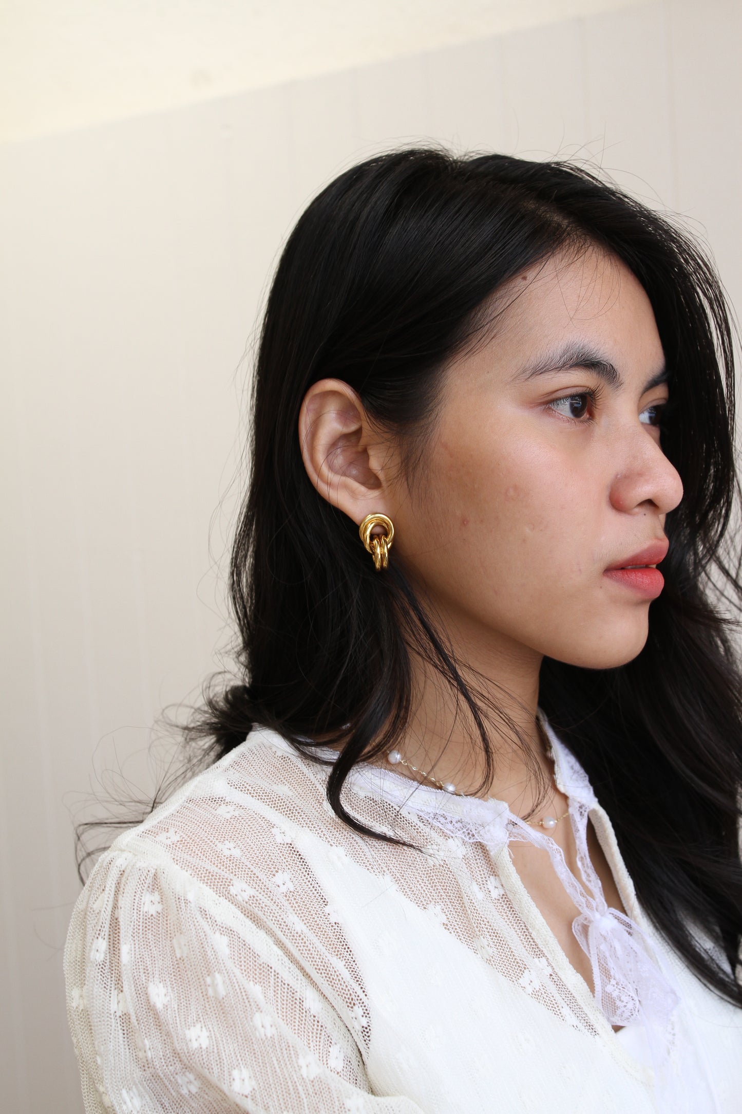 Trio earrings (gold)