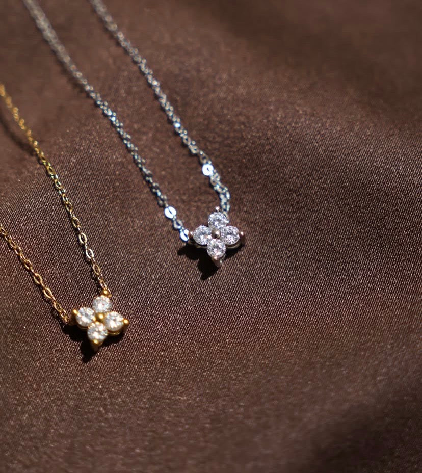 Sv posies necklace (Silver)