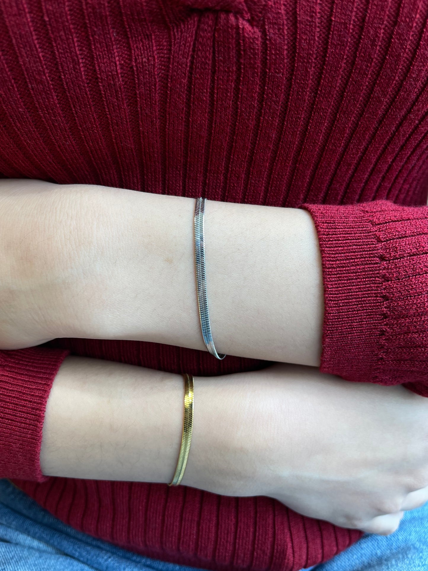 Snake bracelet silver