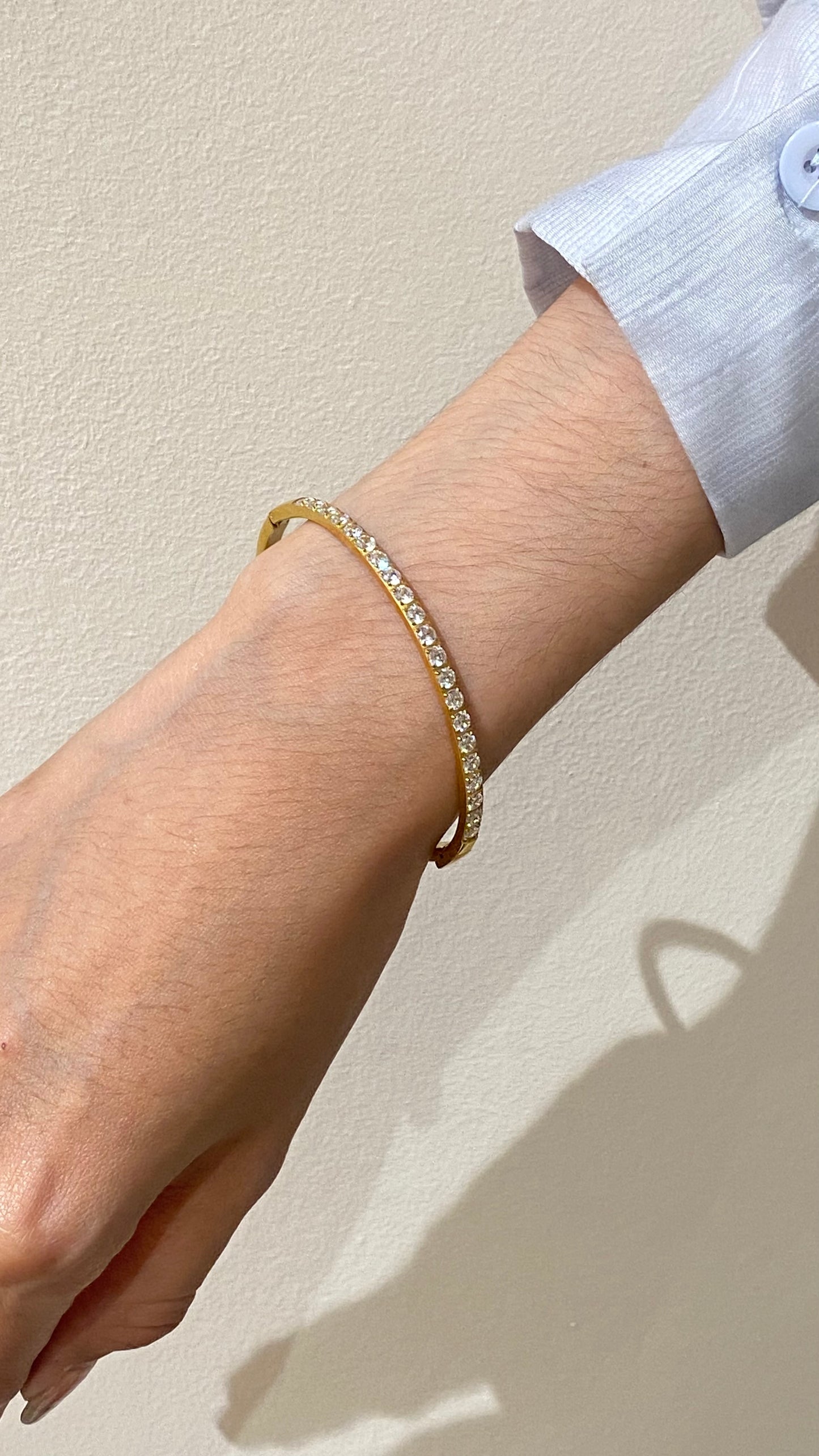 Pave bangle