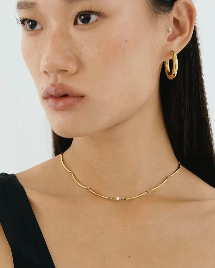 Miami bat choker (gold)