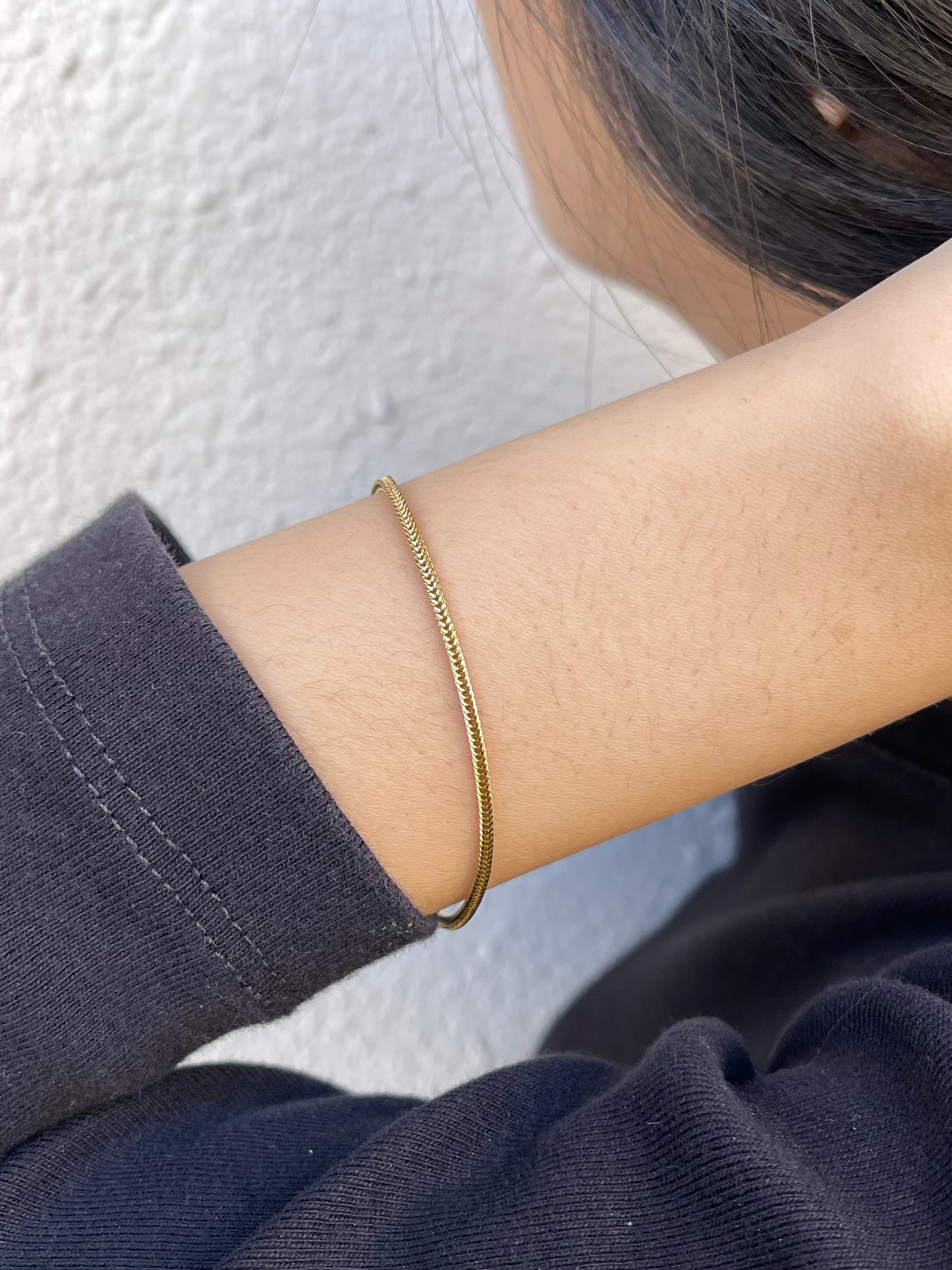Mini fishbone bracelet