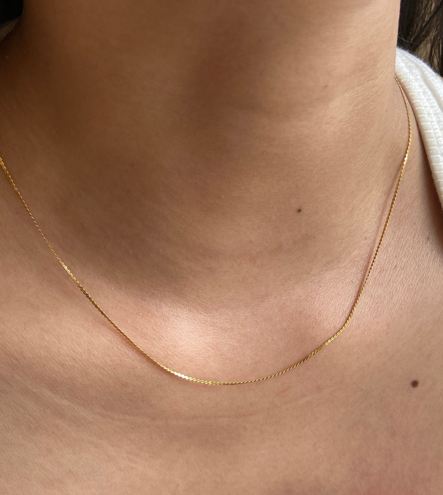 Sunny chain necklace (gold )